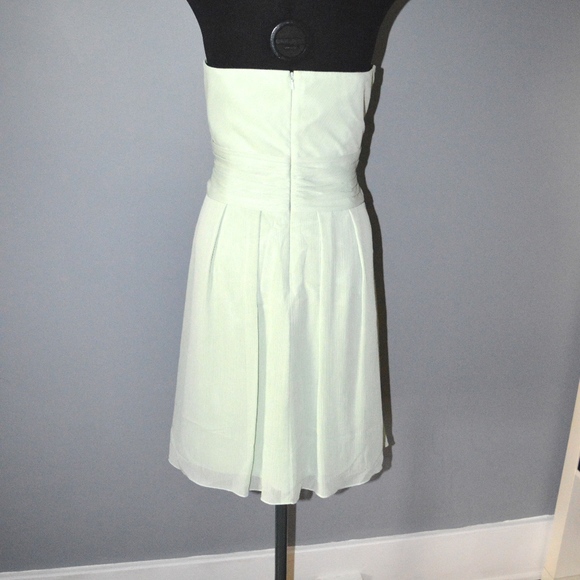 Davids Bridal Short Chiffon Crinkle Dress - Picture 6 of 9